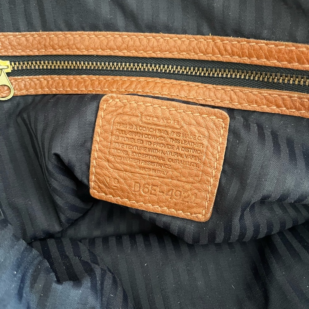 Vintage Coach Sonoma Satchel Brown Leather Shoulder Crossbody Bag - Picture 14 of 15